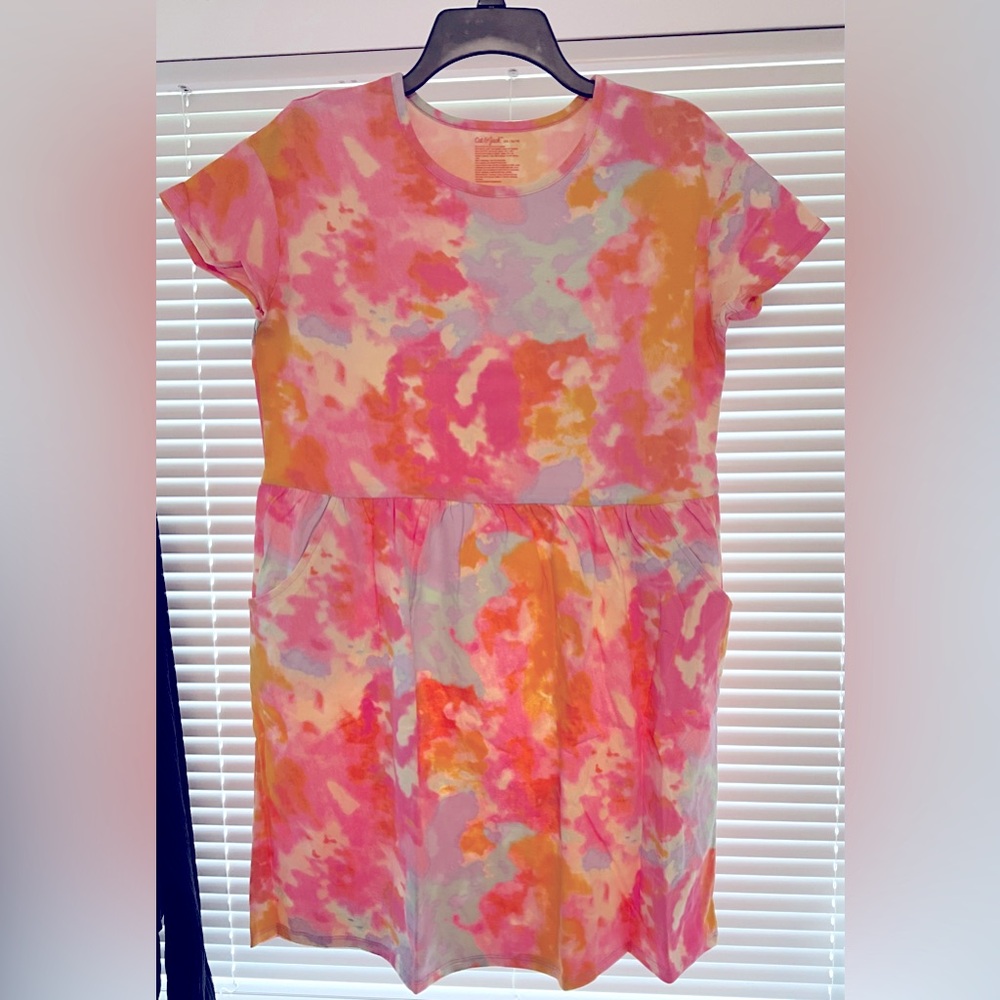 Pink Tie Dye Short Sleeved XXL 16/18 Cat & Jack